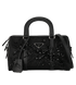 Bijou Embroidered Mini Boston, &pound;1,100, Handbags, Black, Nylon, Front view